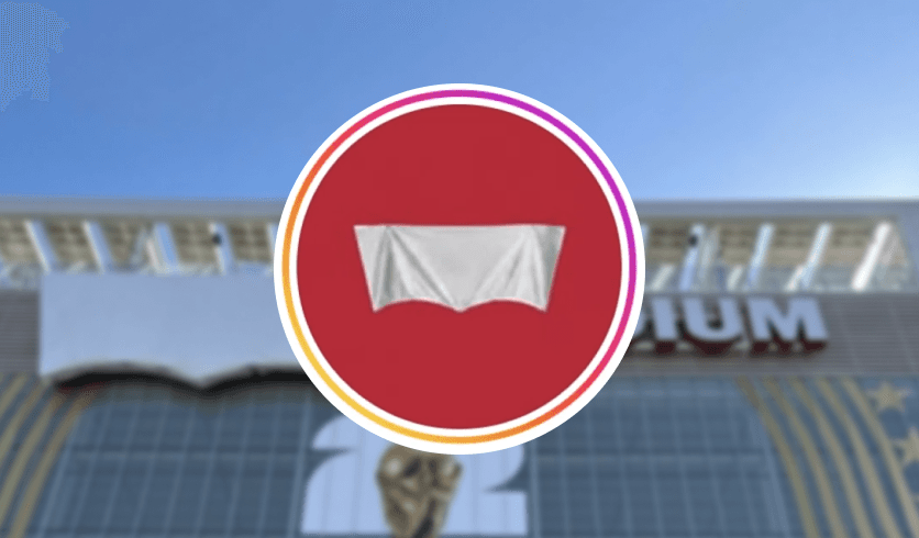 Levi's logo covered-up stadium background